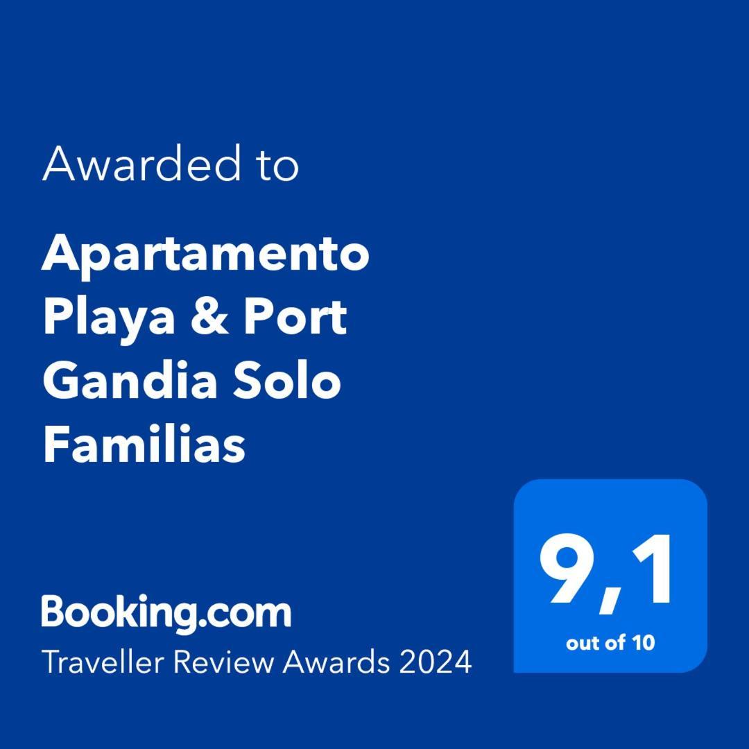 Apartamento Playa & Port Gandia Solo Familias Zewnętrze zdjęcie